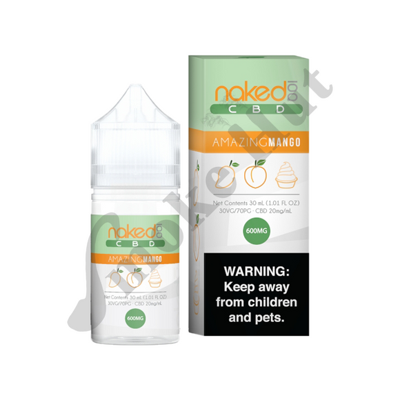 Naked 100 - Amazing Mango CBD E-Liquid