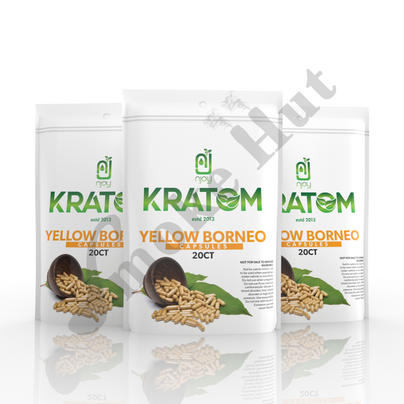 Njoy Kratom - Yellow Borneo Capsules